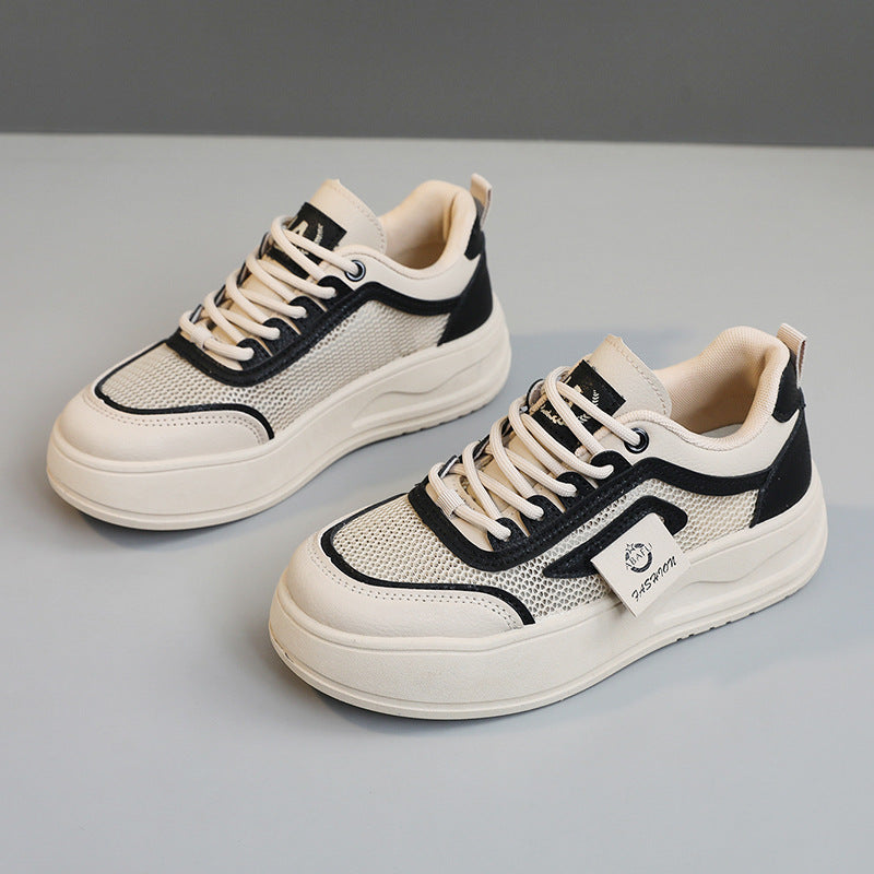 Damen sportliche Sneakers mit atmungsaktivem Mesh und dämpfendem Sohlenprofil EB