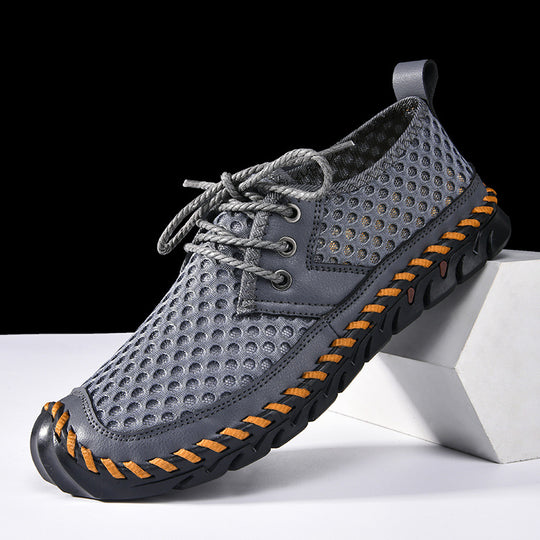 Herren Atmungsaktive Netzsneaker mit rutschfester Sohle EB