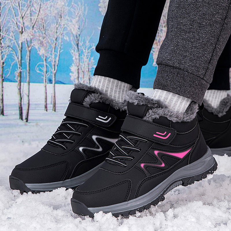Damen Winterstiefel mit isolierendem Warmfutter und praktischem Klettverschluss EB