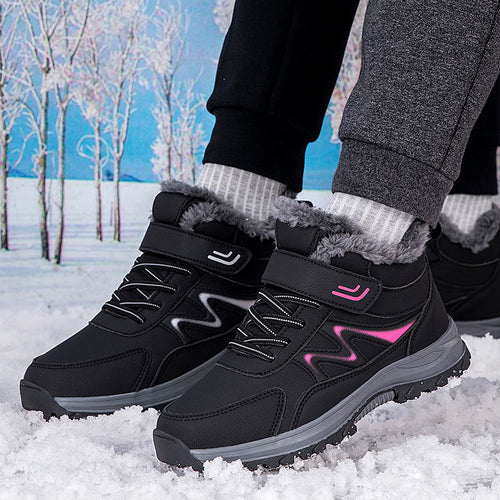 Damen Winterstiefel mit isolierendem Warmfutter und praktischem Klettverschluss EB