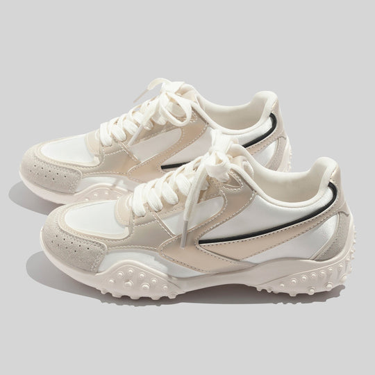 Damen Sportliche Sneakers mit atmungsaktiver Oberflächenstruktur und rutschfester Sohle EB