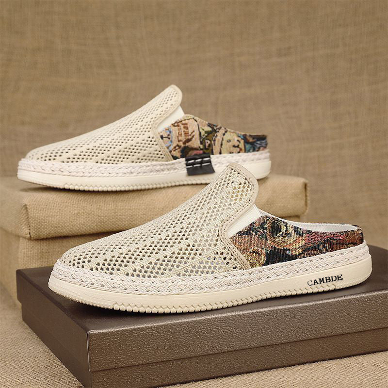 Damen Atmungsaktive Slip-On Schuhe mit modischem Design EB