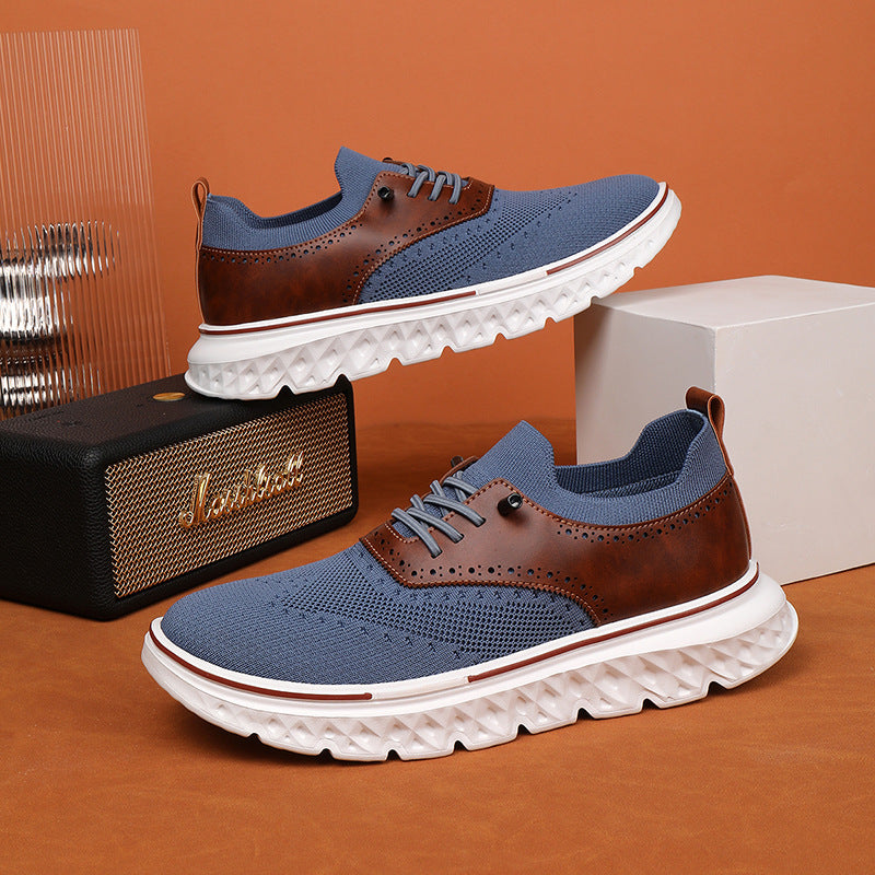 Damen Sportliche Sneaker mit atmungsaktivem Mesh-Obermaterial und rutschfester Sohle EB