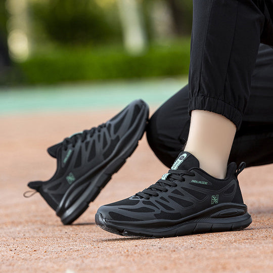 Damen Hochdämpfende Sport-Sneaker mit atmungsaktivem Mesh-Obermaterial EB