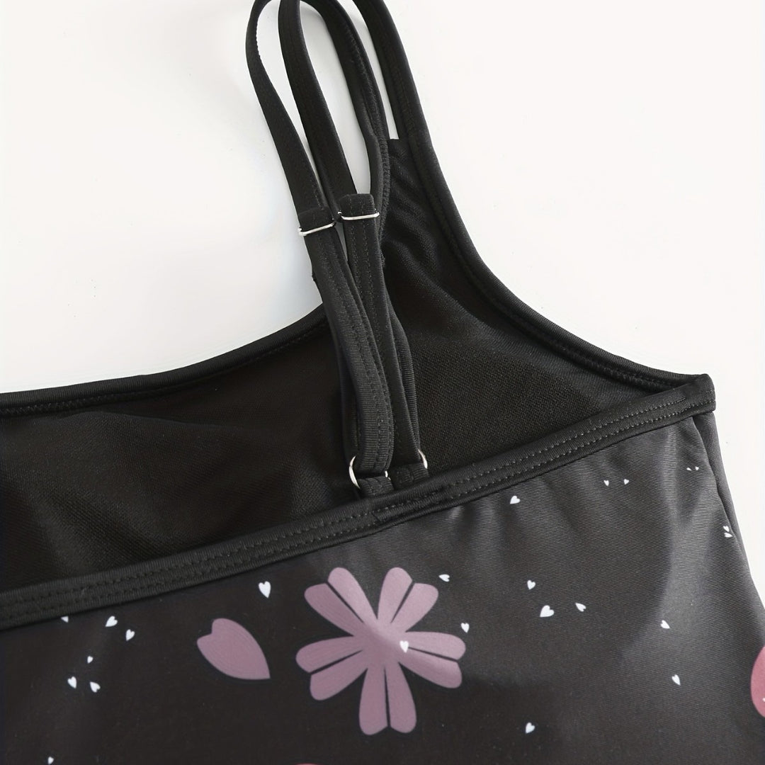 Damen Sport Tankini mit verstellbaren Trägern EB