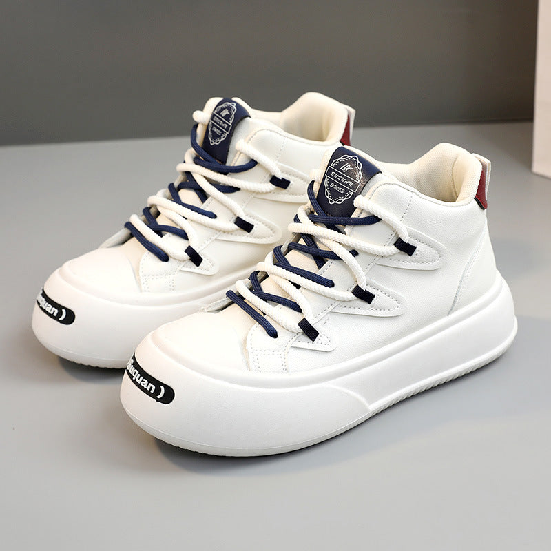 Damen modische High-Top Sneakers mit ergonomischem Komfort und dämpfendem Profil EB