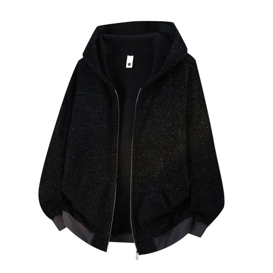 Damen weite Samt-Jogginghose mit elastischem Bund, Tunnelzug und lässiger Culotte-Passform EB