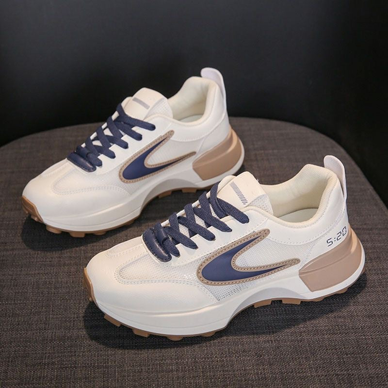 Damen Sportliche Sneakers mit stoßdämpfender Technologie und rutschfester Sohle EB