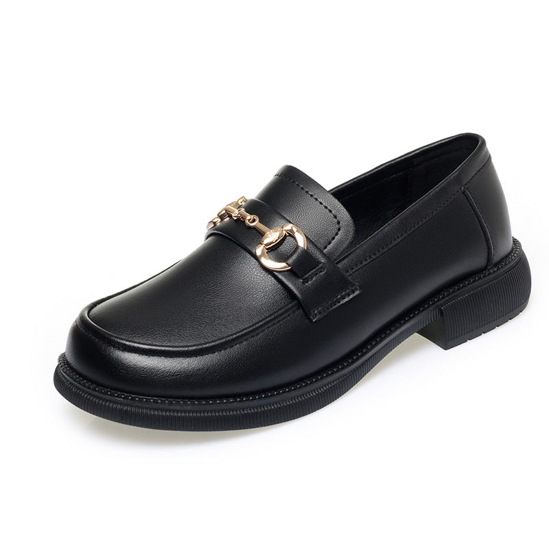 Damen Elegante Mokassins mit modischen Kettendetails EB