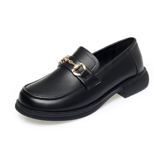 Damen Elegante Mokassins mit modischen Kettendetails EB