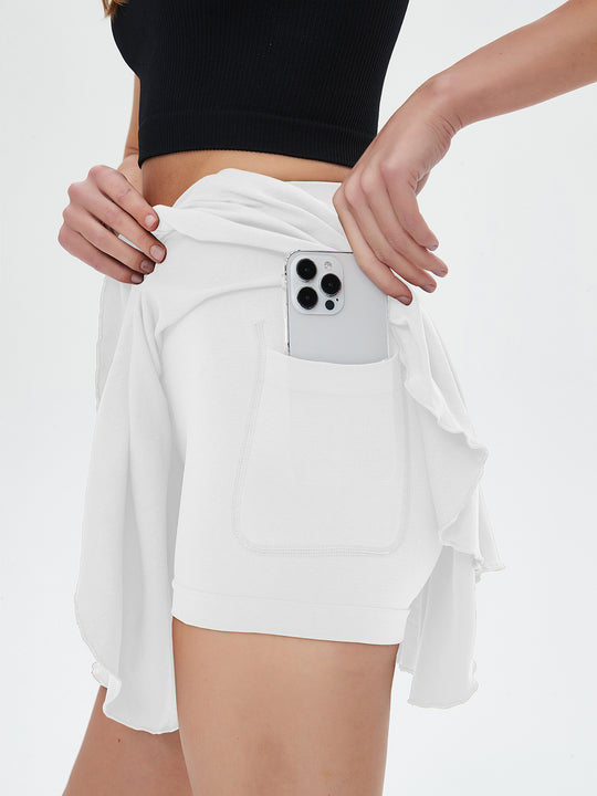 Damen Sport Shorts mit praktischen Taschen EB