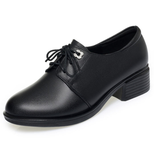 Damen Elegante Schnürschuhe mit modischem Absatz und komfortablem Innenfutter EB