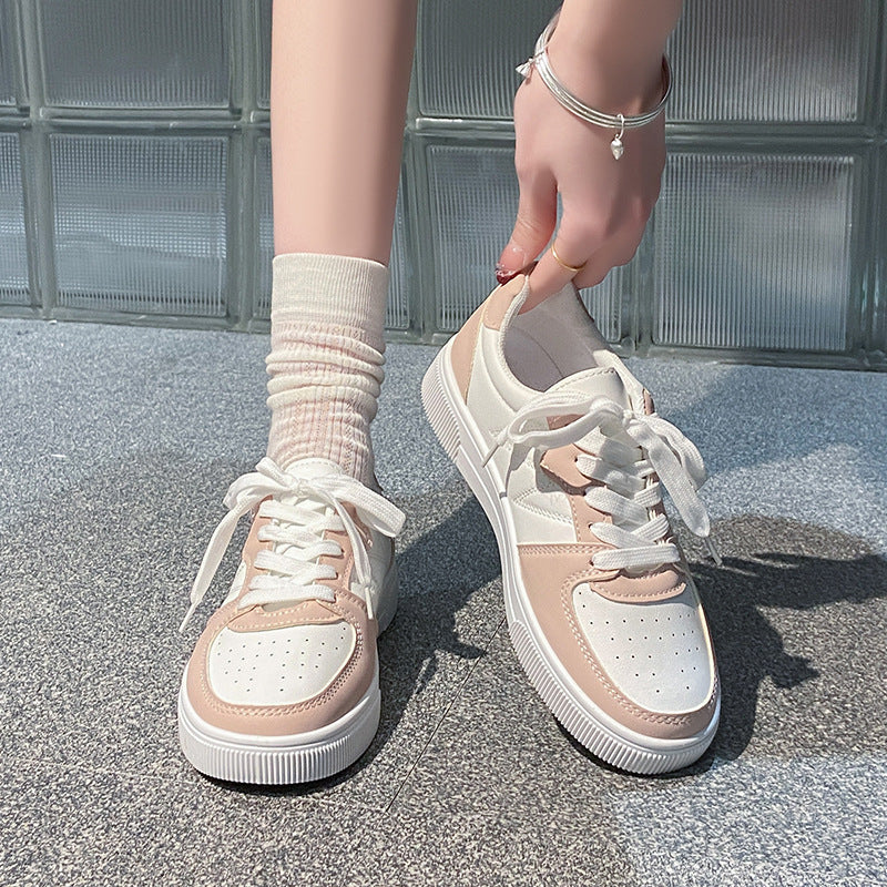 Damen Sportliche Sneakers mit klassischem Schnürsystem und atmungsaktivem Obermaterial EB