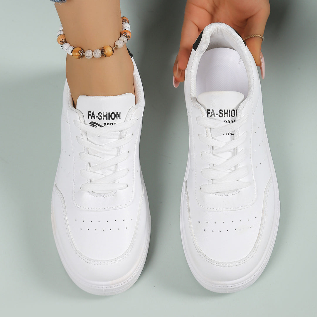 Damen modische Sneakers mit atmungsaktiver Oberfläche und bequemer Laufsohle EB