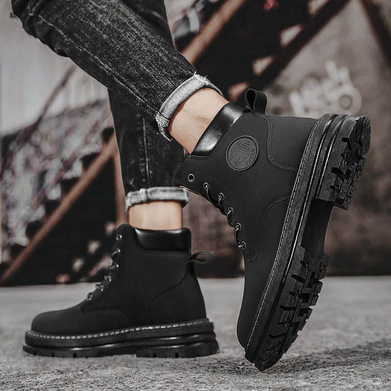 Damen Modische Winterstiefel mit stabiler Sohle und warmem Innenfutter EB