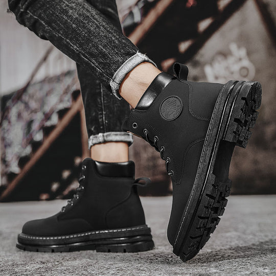 Damen Modische Winterstiefel mit stabiler Sohle und warmem Innenfutter EB