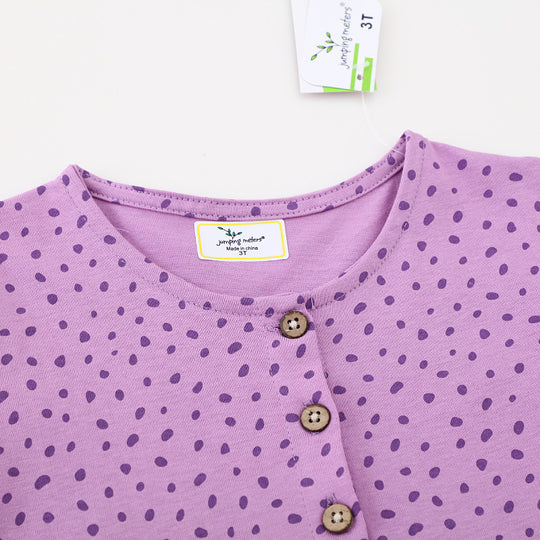 Mädchen Freizeitkleid mit süßer Lama-Applikation EB