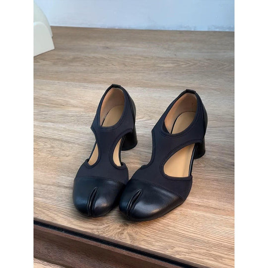 Damen Elegante Absatzschuhe mit Cut-Out-Design EB