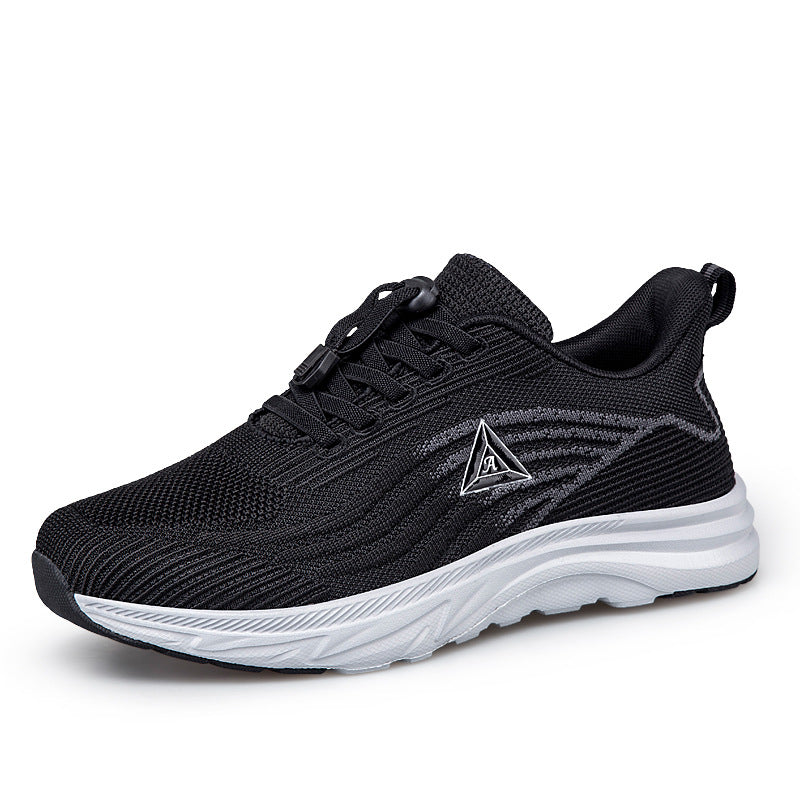 Damen Sportliche Lauf-Sneaker mit atmungsaktivem Obermaterial und elastischem Schnellschnürsystem EB