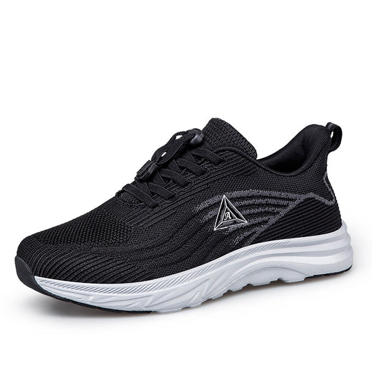 Damen Sportliche Lauf-Sneaker mit atmungsaktivem Obermaterial und elastischem Schnellschnürsystem EB