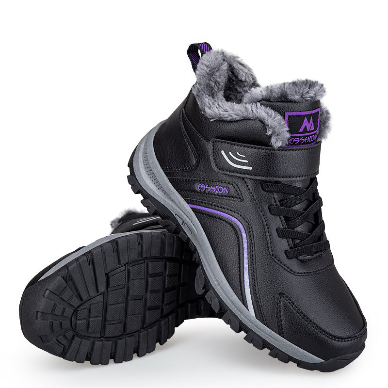 Damen warme Winterboots mit isolierender Fütterung und rutschfester Sohle EB