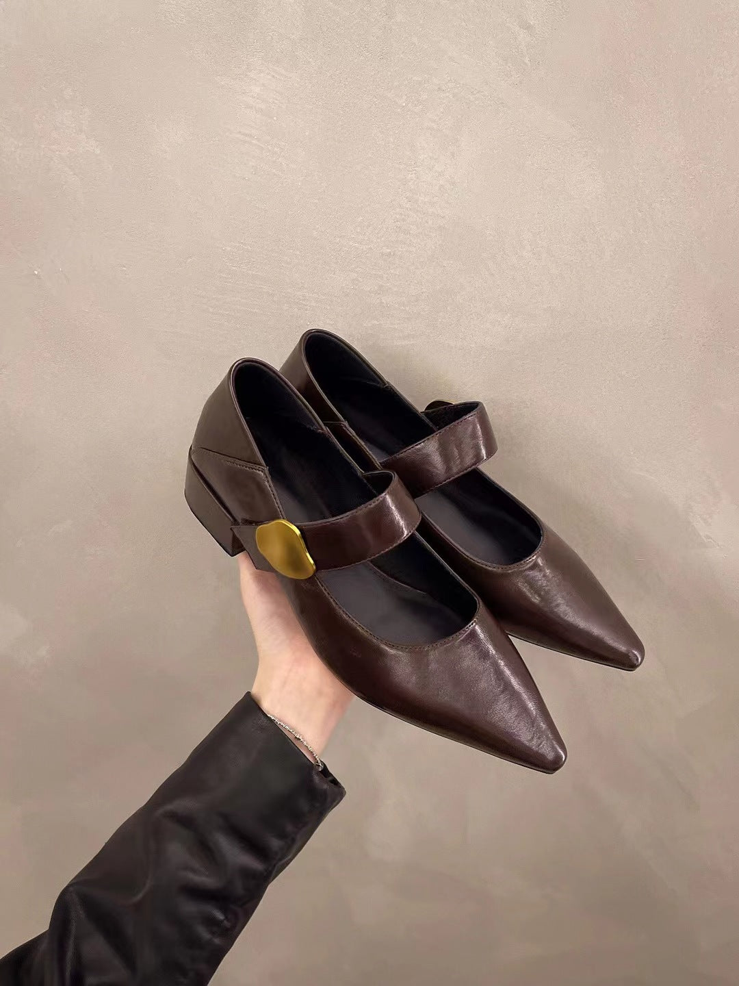 Damen elegante Slingback-Pumps mit dekorativem Riemchen EB