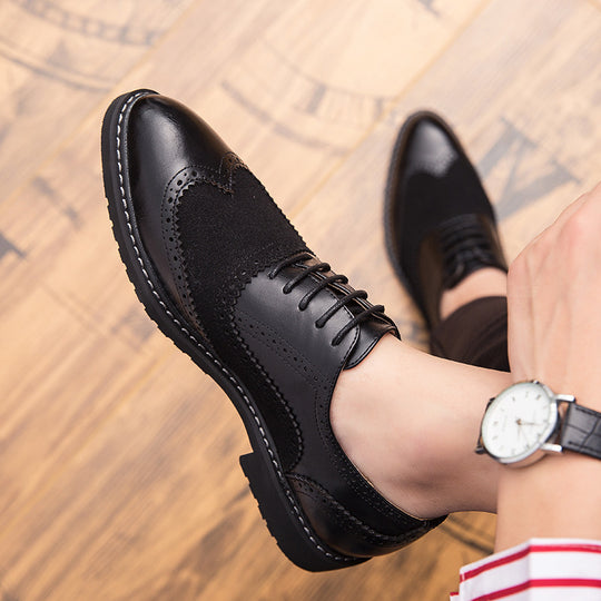 Damen Elegante und stilvolle Schnürschuhe mit klassischem Broguemuster EB