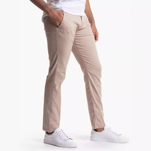Herren Slim-Fit Chinohose aus atmungsaktivem Material EB