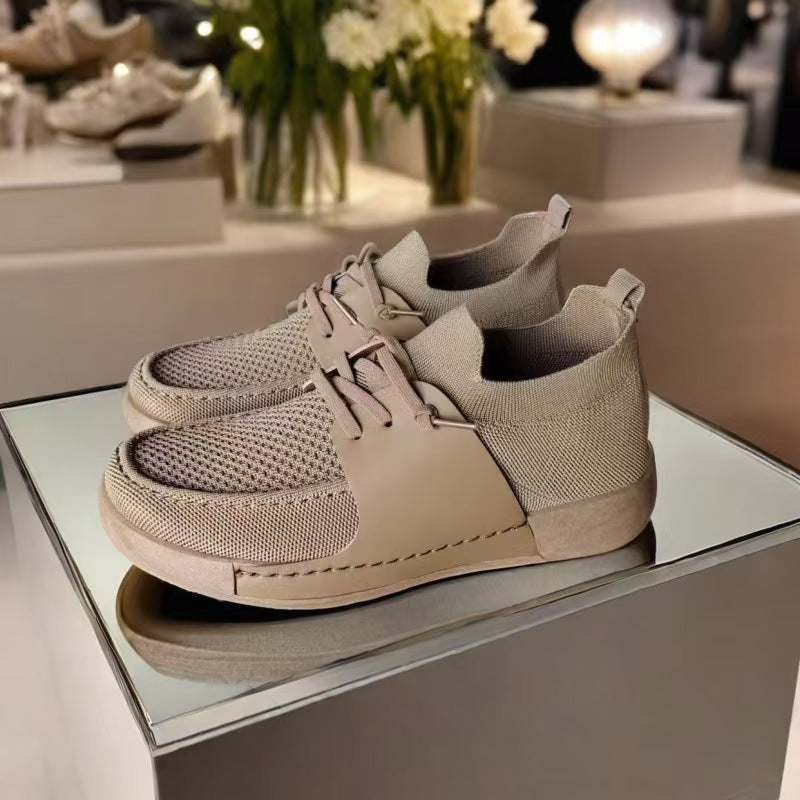 Damen Atmungsaktive Sneaker mit flexibler Mesh-Oberfläche und TPU-Verstärkung EB