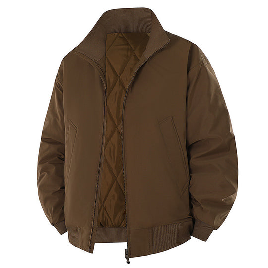 Herren modische Steppjacke mit hohem Kragen EB