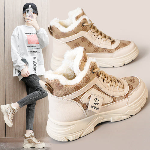 Damen Winterstiefel mit weichem Fleece-Futter und rutschfester Sohle EB