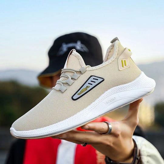 Damen Sportliche Sneakers mit elastischem Einstieg und rutschfester Sohle EB