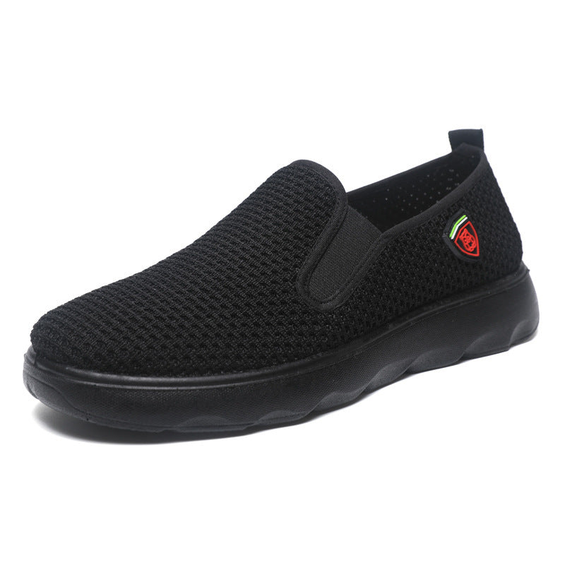 Damen Slip-On Sneakers aus atmungsaktivem Mesh mit komfortabler Dämpfung EB
