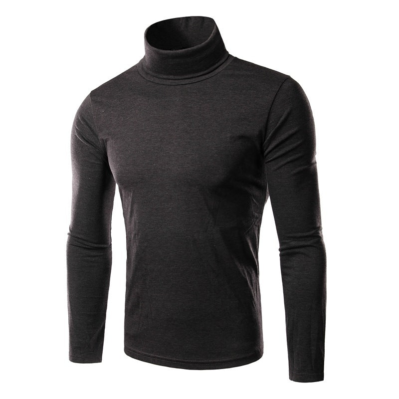 Herren eleganter Rollkragenpullover aus bequemen Stretchmaterial EB