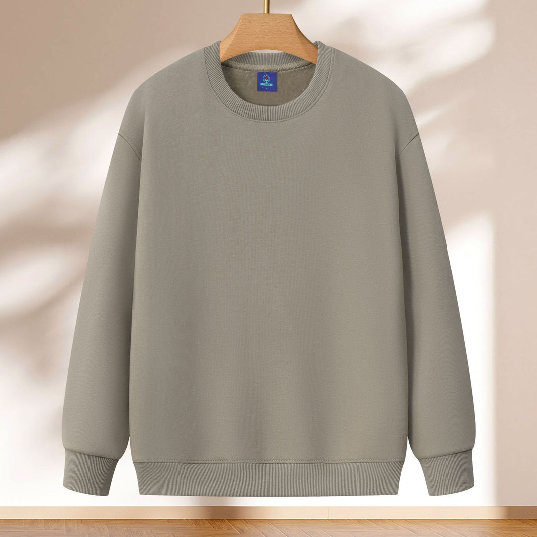 Damen lässiges Sweatshirt mit breiten Schultern und weichem Innenfutter EB