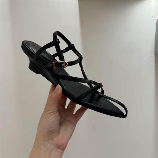 Damen spitze Slingback Sandalen mit elegantem Riemendesign EB