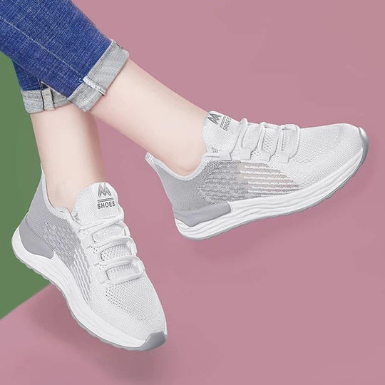 Damen Atmungsaktive Laufsneakers mit flexibler Sohle und innovativem Design EB