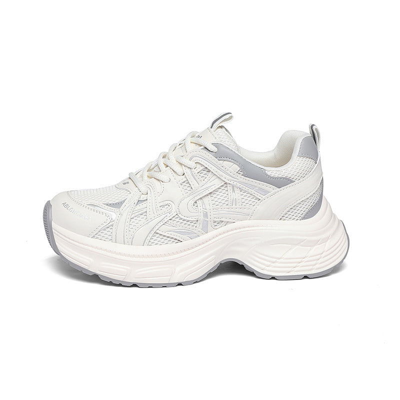 Damen Sportliche Fitness-Sneaker mit dämpfender Sohle und atmungsaktivem Obermaterial EB