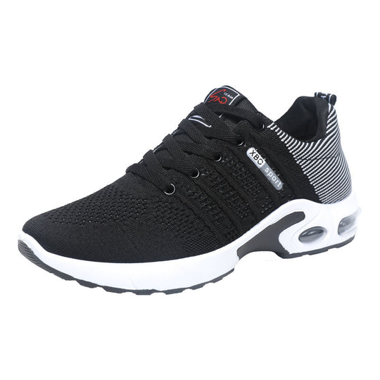 Damen Sportliche Sneakers mit atmungsaktiver Oberflächenstruktur und dämpfender Sohle EB