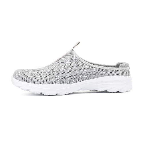Damen Bequeme Slip-On Freizeitschuhe aus atmungsaktivem Mesh EB
