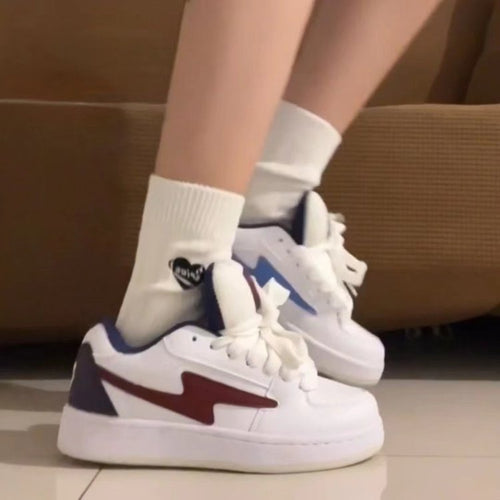 Damen Trendige Bunte Sneakers mit innovativem Design EB