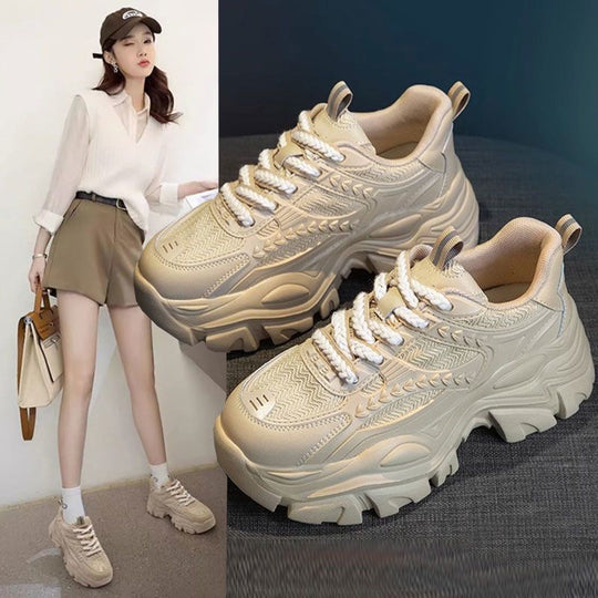 Damen Sportliche Sneakers mit ergonomischer Dämpfung und atmungsaktivem Obermaterial EB