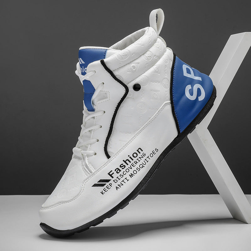 Damen Sportliche High-Top Sneakers mit robuster Sohle und schützendem Material EB
