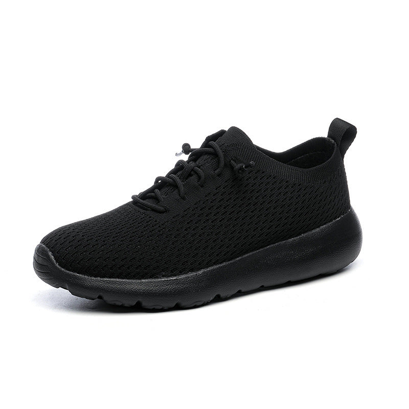 Unisex atmungsaktive Strick‑Slip-On Sneaker mit elastischem Schaft, Zuglasche und gedämpfter Leichtsohle EB