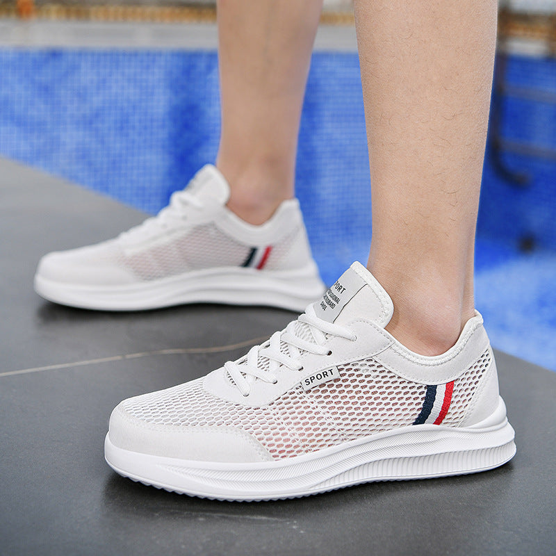 Damen Sportliche Lauf-Sneaker mit atmungsaktivem Obermaterial und flexiblem Dämpfungssystem EB