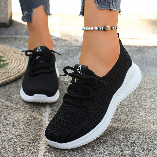 Damen Leichte Laufschuhe mit atmungsaktiver Mesh-Konstruktion und flexibler Sohle EB