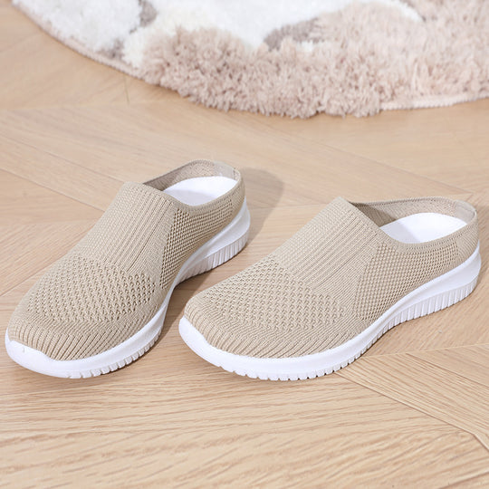 Damen bequeme und atmungsaktive Slip-On Sneaker EB