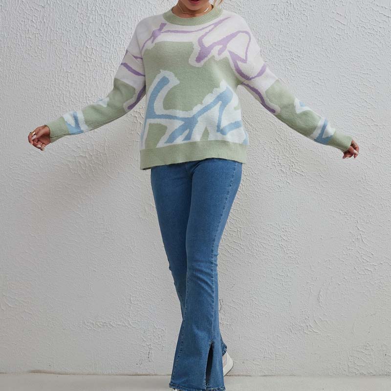 EB | Pullover mit Farbblock