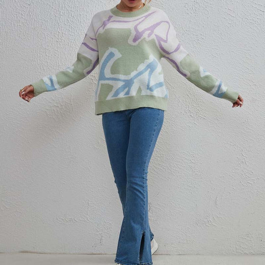 EB | Pullover mit Farbblock