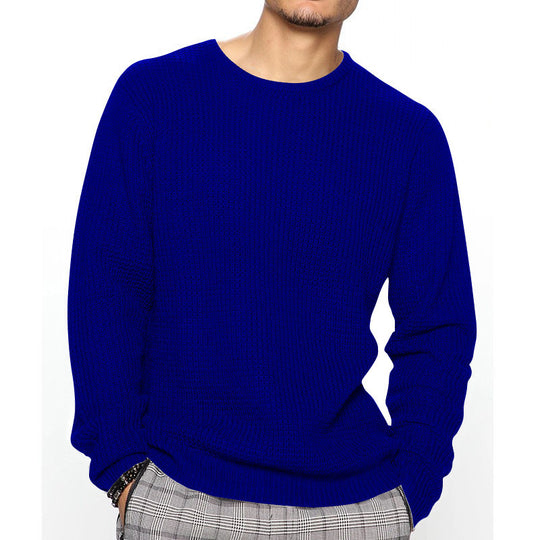 Herren Grobstrickpullover mit modernem Schnitt und kuscheligem Innenfutter EB